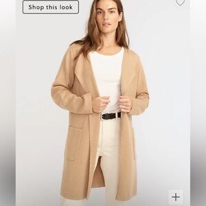 J.Crew Juliette Collarless Sweater-Blazer